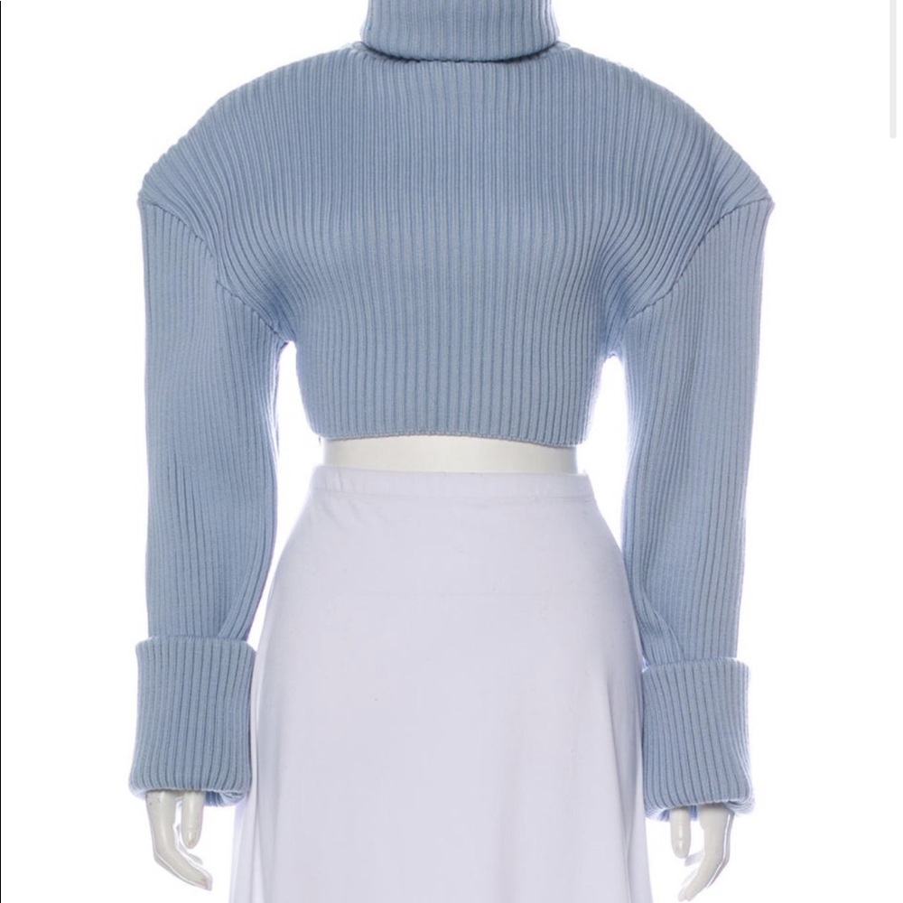JACQUEMUS CROP SWEATER